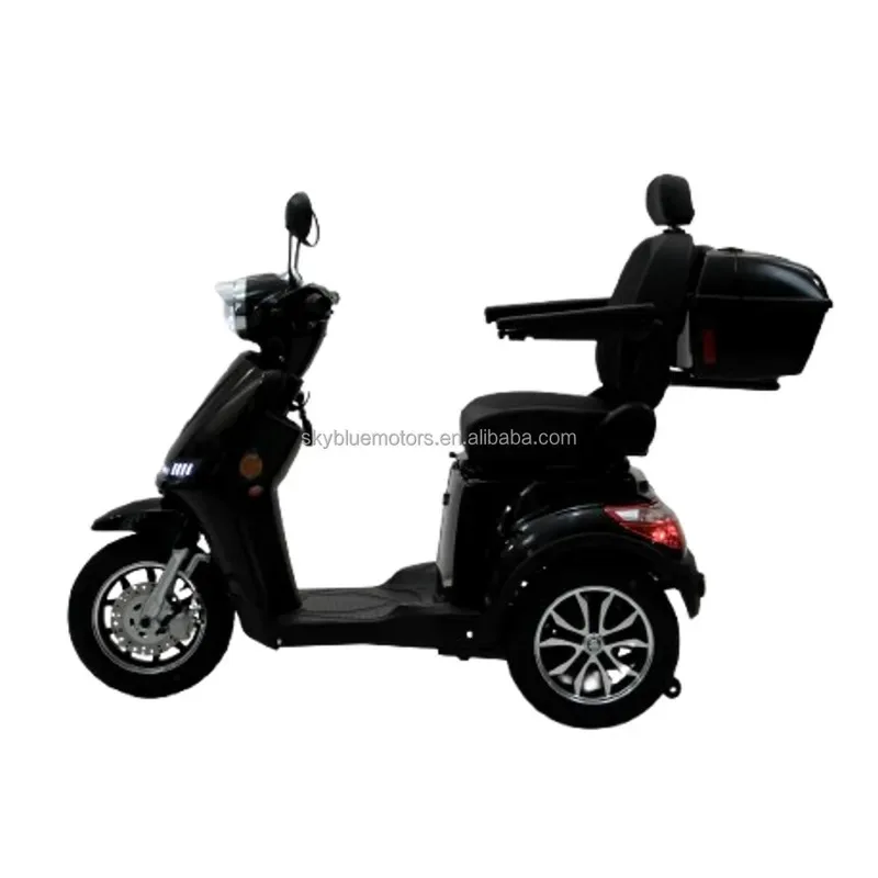 حار بيع Poweul 60 فولت ليثيوم أيون سكوتر كهربائي منخفضة السرعة 25 كيلومتر/ساعة دراجة كهربائية للبالغين 3 عجلة التنقل #2