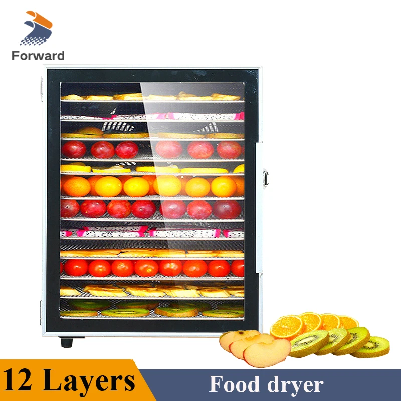 12 Layers Fruit Dryer Electric Meat Drying for Vegetables Food Dehydrator Drying for Vegetables and Fruit Drying Machine