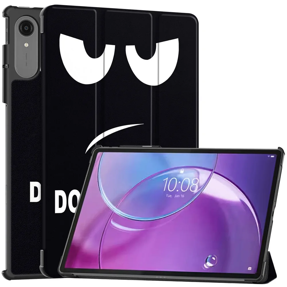 Tri-fold Caster Hard Shell Auto Sleep Wake Shockproof Cover For Lenovo Idea Tab Pro Gen2 / Xiaoxin Pro GT 13/ Pro 13 AI Tablet