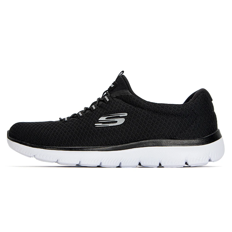 

Skechers Женская обувь Легкая повседневная обувь Спортивная обувь на одну ногу Обувь для мам Прогулочная обувь на мягкой подошве для среднего и пожилого возраста 12980-Bkw