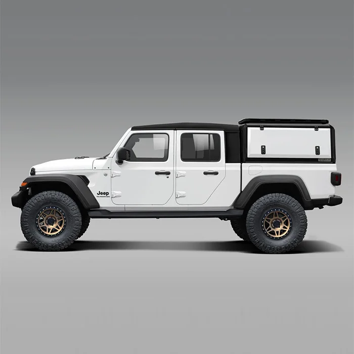 

Cool Car Aluminum Alloy Pickup Truck Bed Hardtop Topper Canopy