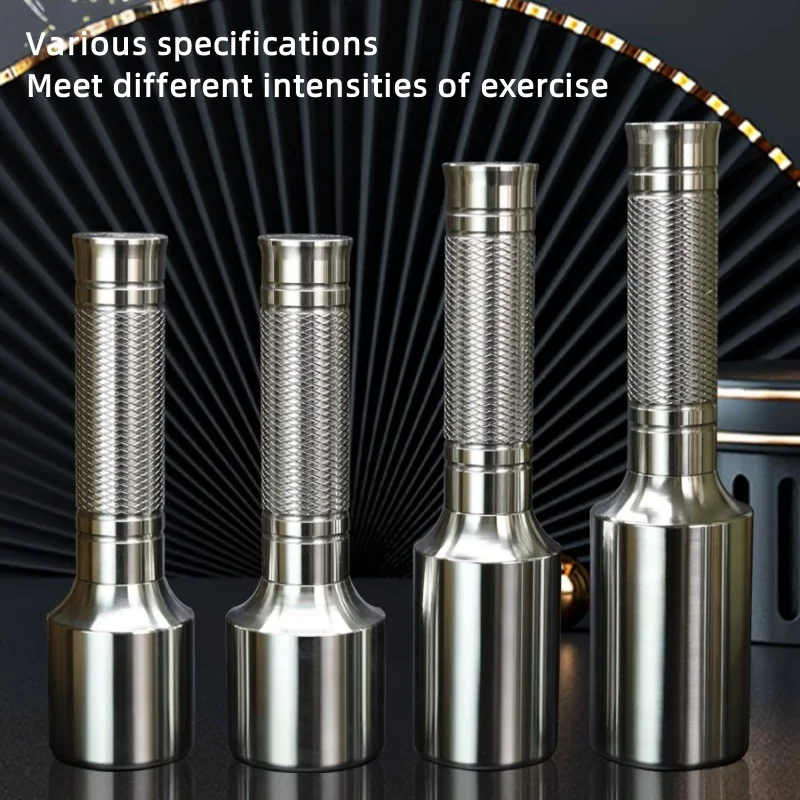 

Stainless steel rod bell hammer bell wrist strength arm strength training office and home leisure exercise numerical control