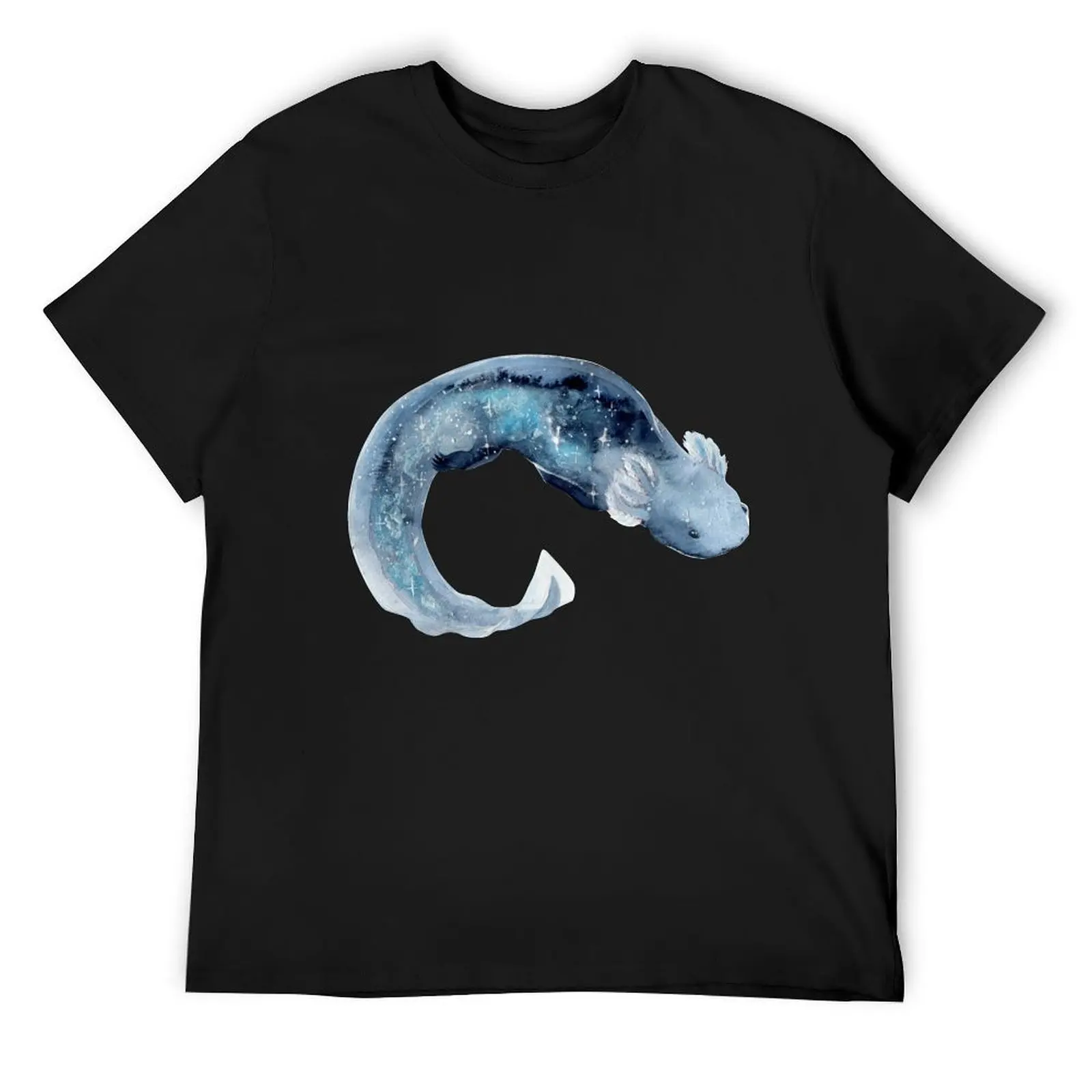 

Galaxy Axolotl T-Shirt sublime plus size tops anime shirt mens designer t shirt