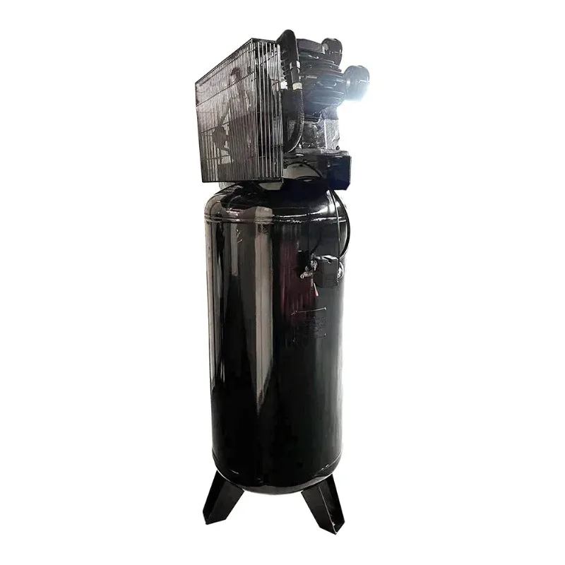 

80-Gallon Vertical Tank Stationary Air Compressor – 28 CFM, 115 PSI, 220V 1-Phase 1-Stage Electric Industrial Compressor