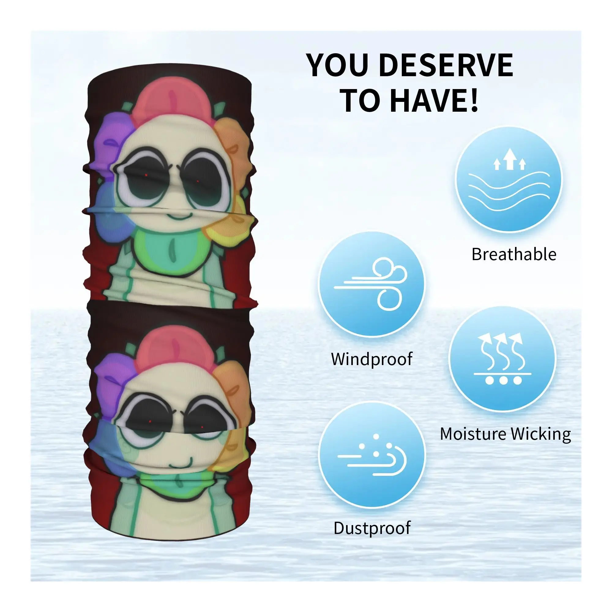 Dandy's World Dandy Bandana الرقبة الجراب قناع مطبوع وشاح متعدد الوظائف ركوب الدراجات وشاح ركوب للجنسين الكبار تنفس