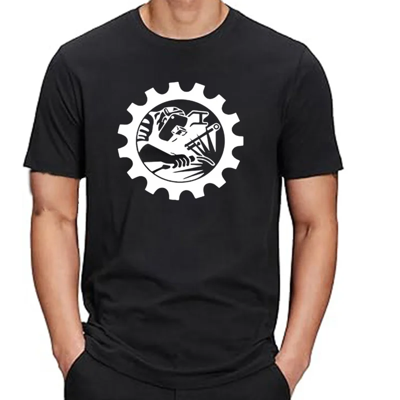 Hot Sale Summer Fashion t Shirts Mens Funny Cool Novelty Welder Job Tshirts Joke Gifts Presents Ideas Shirts Men/Women Top Tee