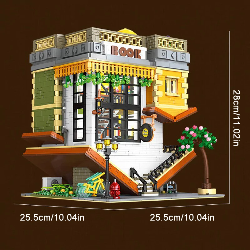 3621 قطعة مكتب مقلوب بناء المنزل مجموعات مدينة عرض الشارع نموذج التكنولوجيا وحدات بنة التجمع أطقم منمذجة هدية #5