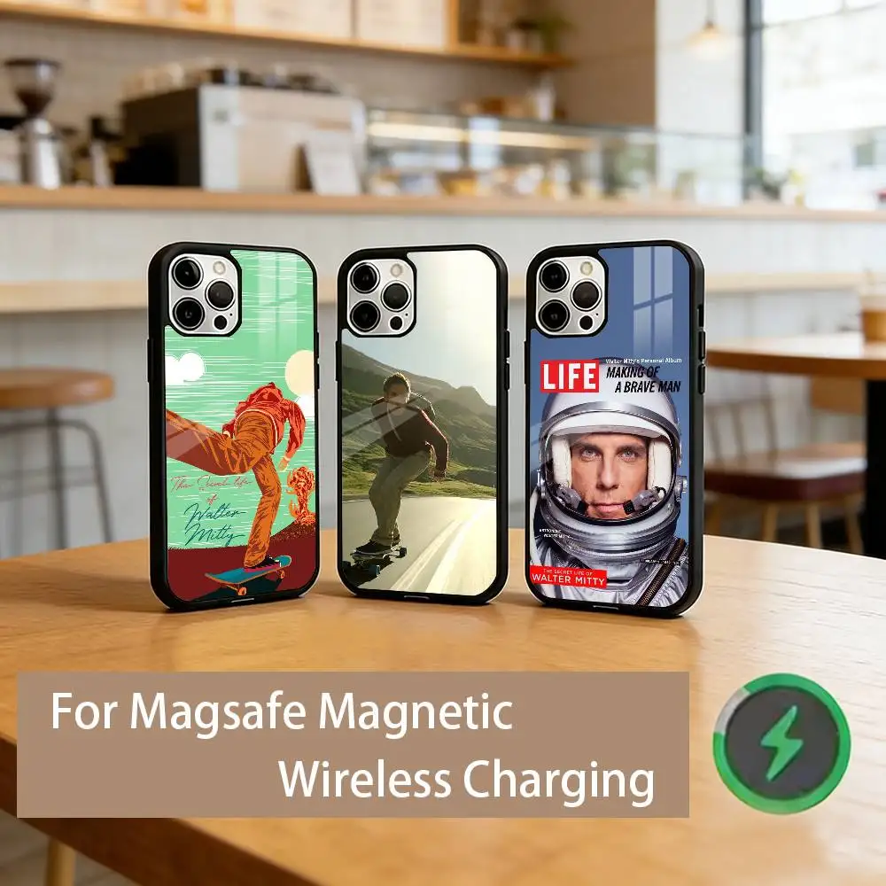 

The Secret Life of W-Walter Mitty Phone Case For iPhone17,16,15,14,13,12,11 Plus,Pro Magnetic with Magsafe Wireless Charging