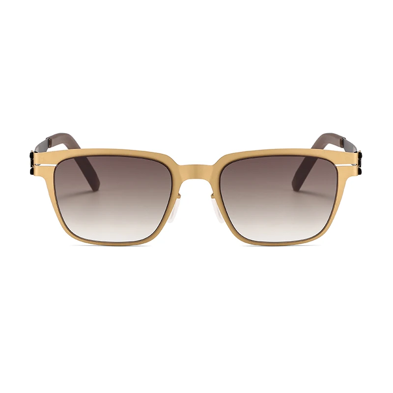 2027 Deutschland Design Sonnenbrille Herren BO Ultraleichte Edelstahl-Biologische Stahl-Klassische Sonnenbrille Damen Outdoor-Fahrsonnenbrille – Detail 10