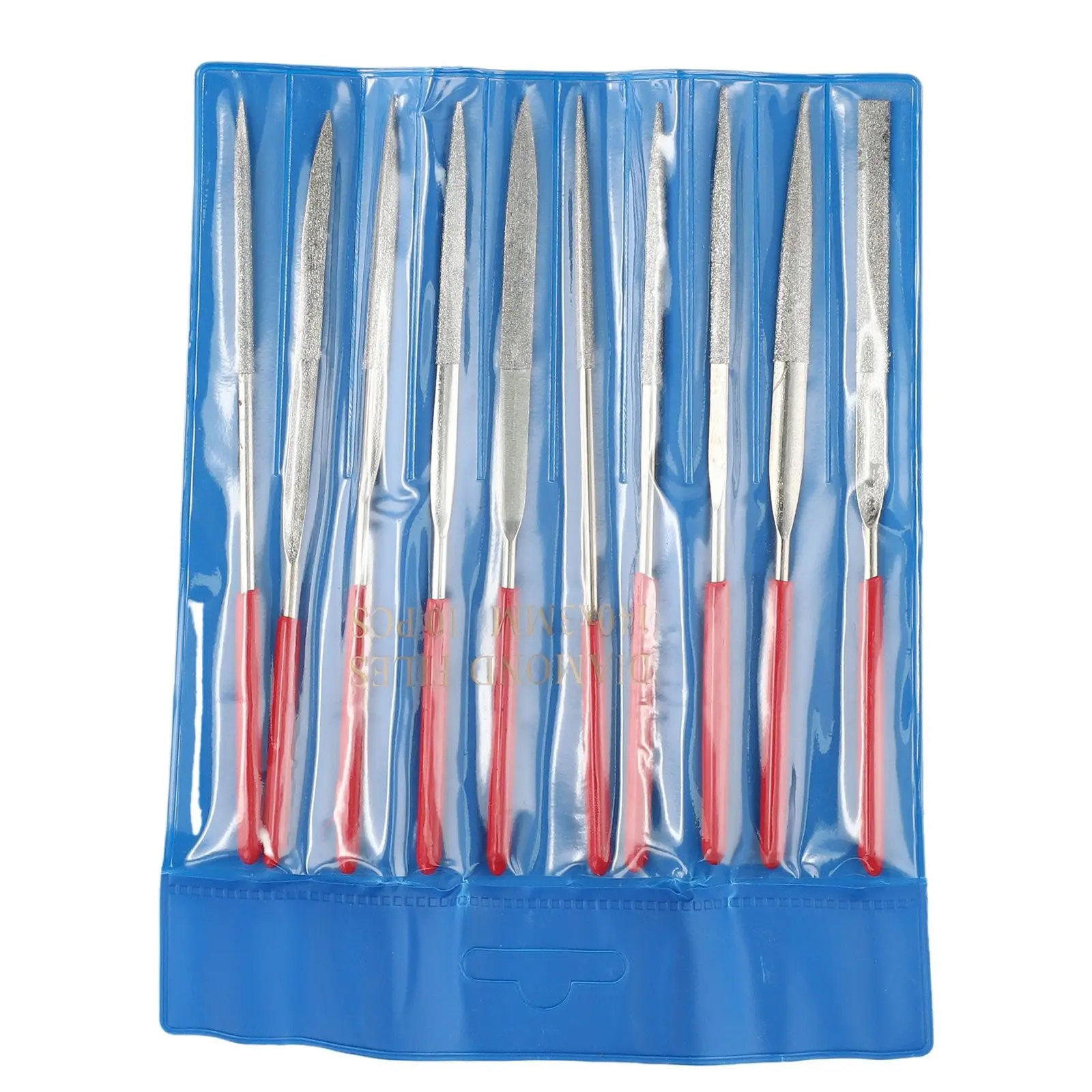 Electroplated Diamond File Rasp Hand Tool Metal Needle Power Kit Useful 10pcs Set Alloy Carving 120 mesh 140 3mm