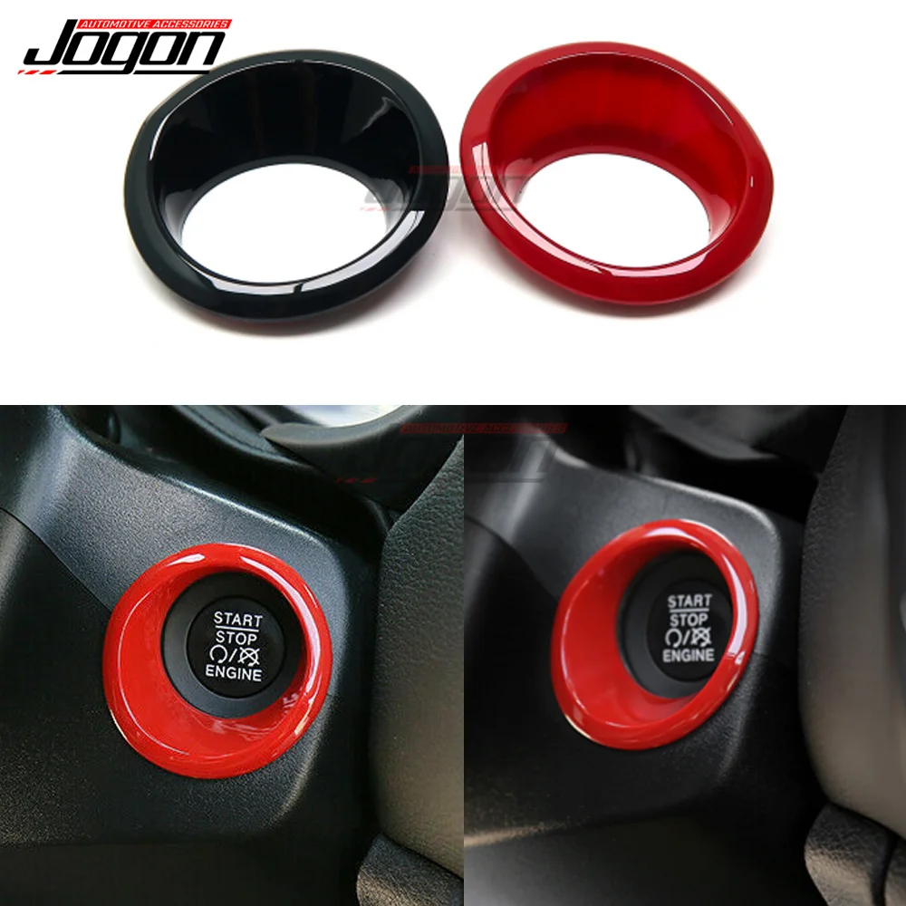 For Jeep Renegade 2015 Up Car Styling Engine Start Stop Button Ignition Switch Cover Ring Interior Accessories