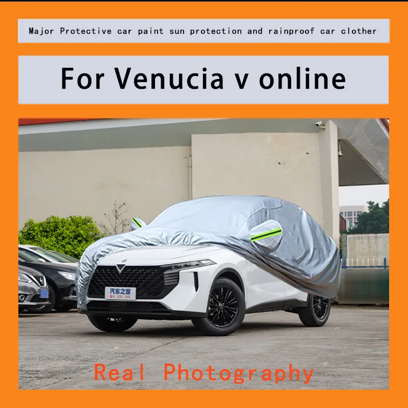 

﻿﻿For Venucia v online Car Covers Outdoor Waterproof Dustproof Sun Rain Snow Protection Thick Oxford Cloth Full Outer Cover
