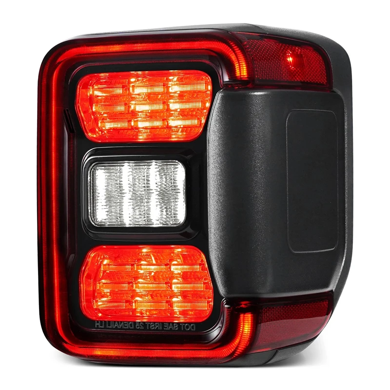 For Jeep Gladiator 2022 2023 2024 2025 Tail Light Driving Reversing Brake Lamp Turn Signal Light Without Blind Spot Detection