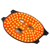 Wholesale OEM/ODM 4 Color 850nm Red Light Soft Silicone Smart Controller Light Therapy Led Facial Mask With Neck