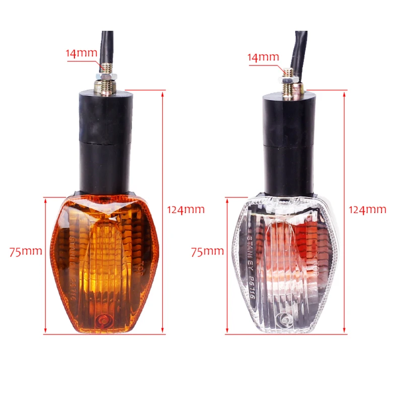 Fit For HONDA CB1000R CB400 CB600F CB900F Hornet Front Rear Turn Signal Light  Indicator VTR1000F RC51 SP1 SP2  XL700 CBR1100XX