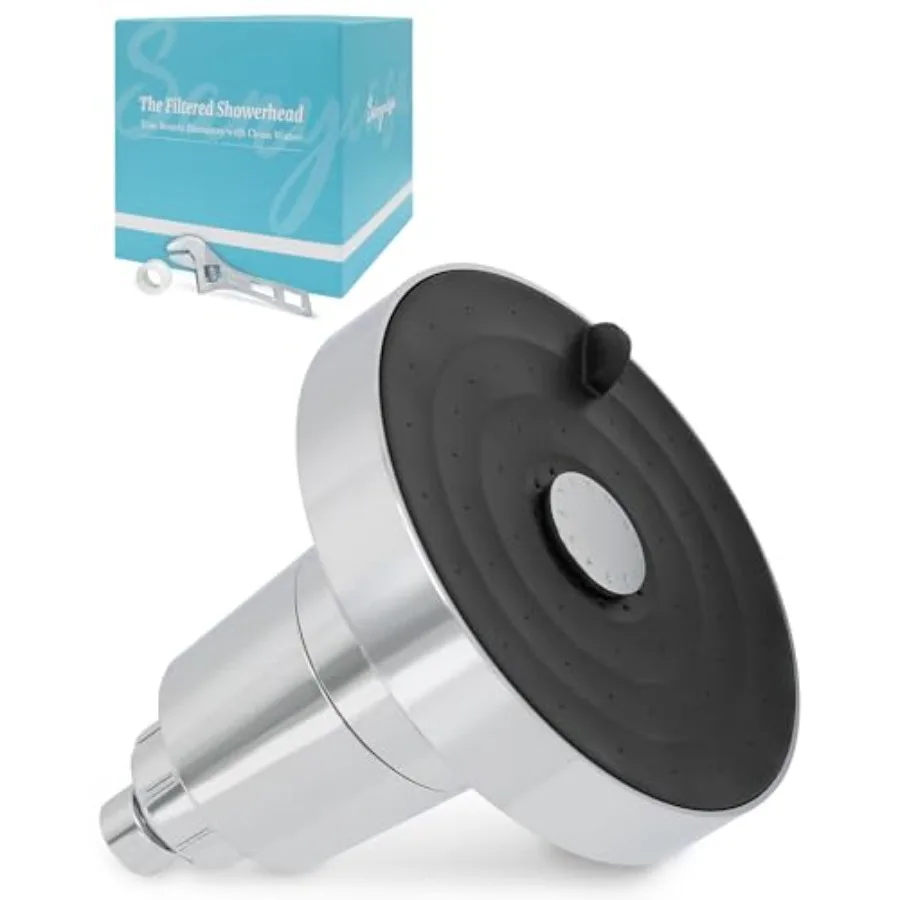 

Filtered Shower Head for Hard Water Removes Chlorine Heavy Metals KDF-55 Filter for Healthier Hair Skin Protects Colored Hair H