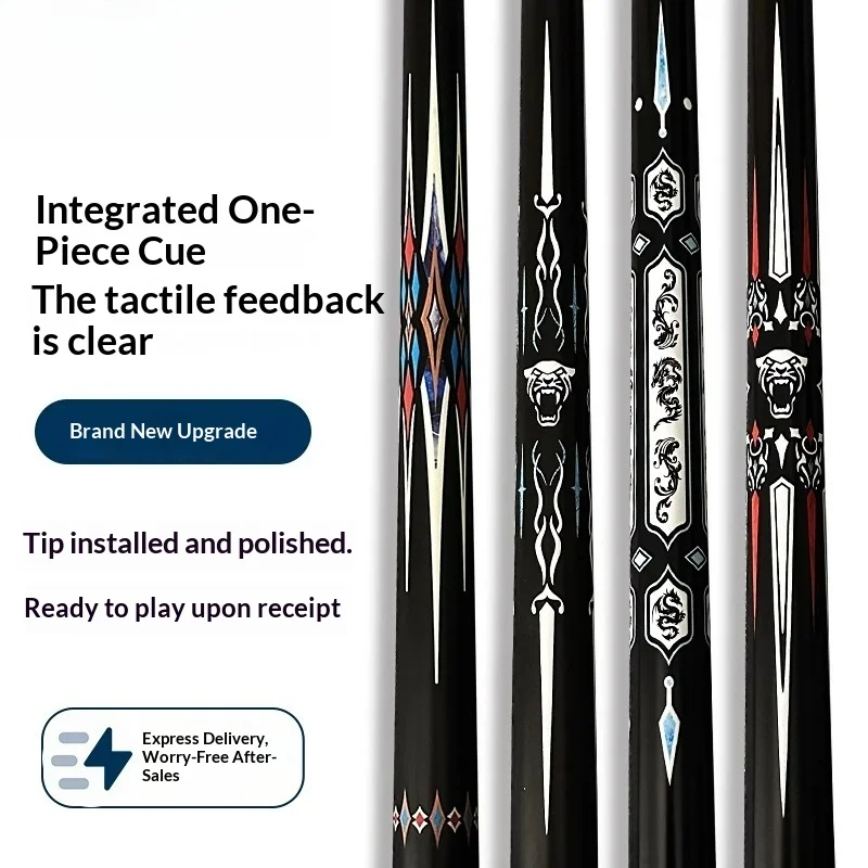 

Professional 58 Inch Maple Pool Billiard Cue Pro Leather Wrap Grip Quick Release Joint Includes Hard Case Accessories