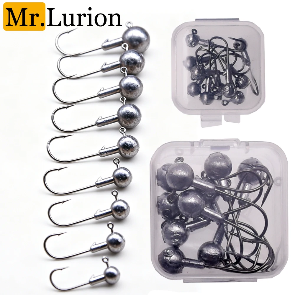 Fishing Hook Assortment - MrLurion 3 boxes 1g-28g Mixed Weighted