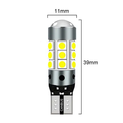 2pcs For VW Golf mk3 mk4 mk5 mk6 3 4 5 6 Passat B5 B5.5 B6 B7 B8 CC Polo 6r Touran Caddy 2 LED Clearance Light Lamp W5W T10 8 best sales vw golf mk3 tuning - №4