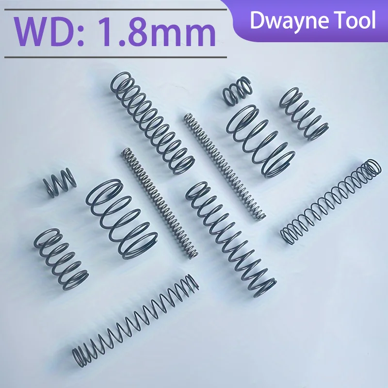 1.8mm 65MN Steel Compression Springs-High Carbon Spring Steel Coils for Industrial Machinery,Automotive,Heavy Duty Applications