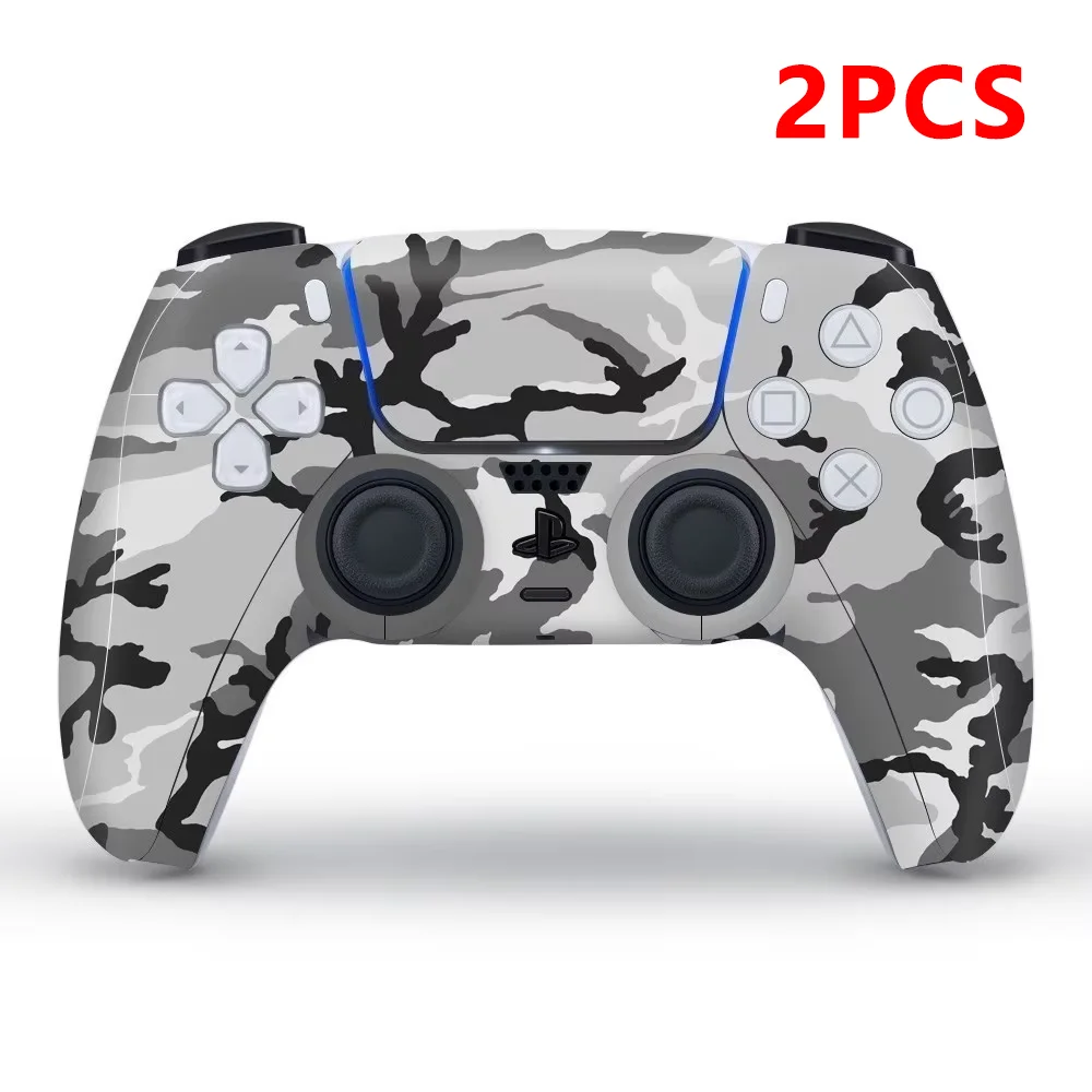 2 قطعة الجلد ملصق مائي الفينيل ل PS5 غمبد تحكم ل PS5/برو/سليم وحدة التحكم الغطاء الواقي ل PS5 اكسسوارات
