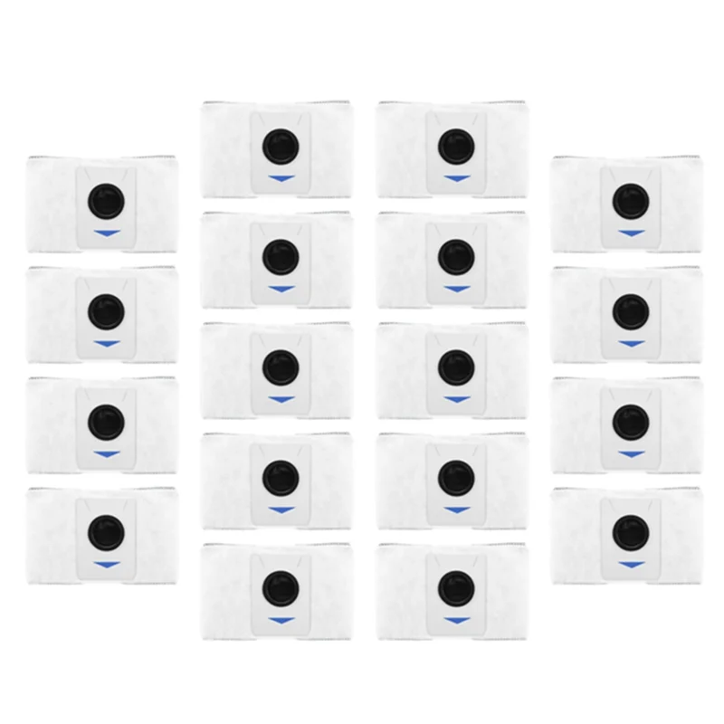 18 peças de reposição do saco de pó dos pces para ecovacs deebot t10 turbo x1omni/turbo x1s pro/t10s pro/t20 pro max