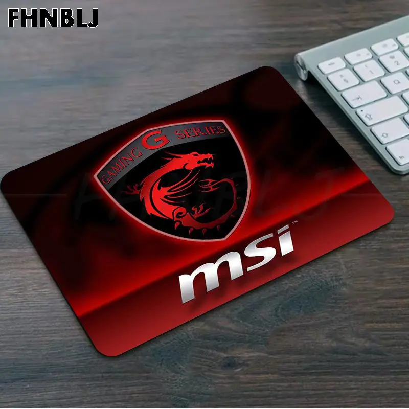 FHNBLJ Custom Skin MSI Dragon Logo Gummimaus Langlebiges Desktop-Mauspad Meistverkaufte Großhandels-Gaming-Pad-Maus