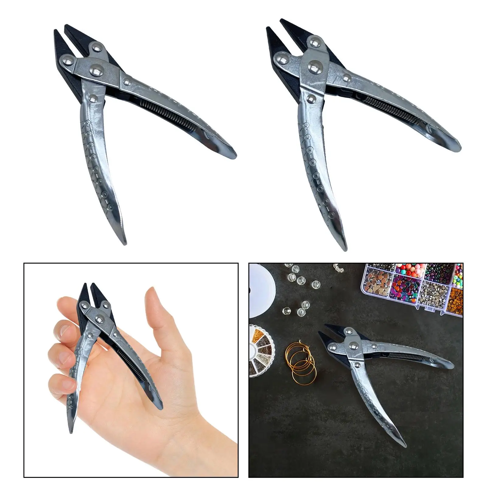 Jewelry Pliers Tool Steel Removing Pliers Wire Cutters Nylon Pliers for DIY Crafts Project Rings Looping Necklace Crafting