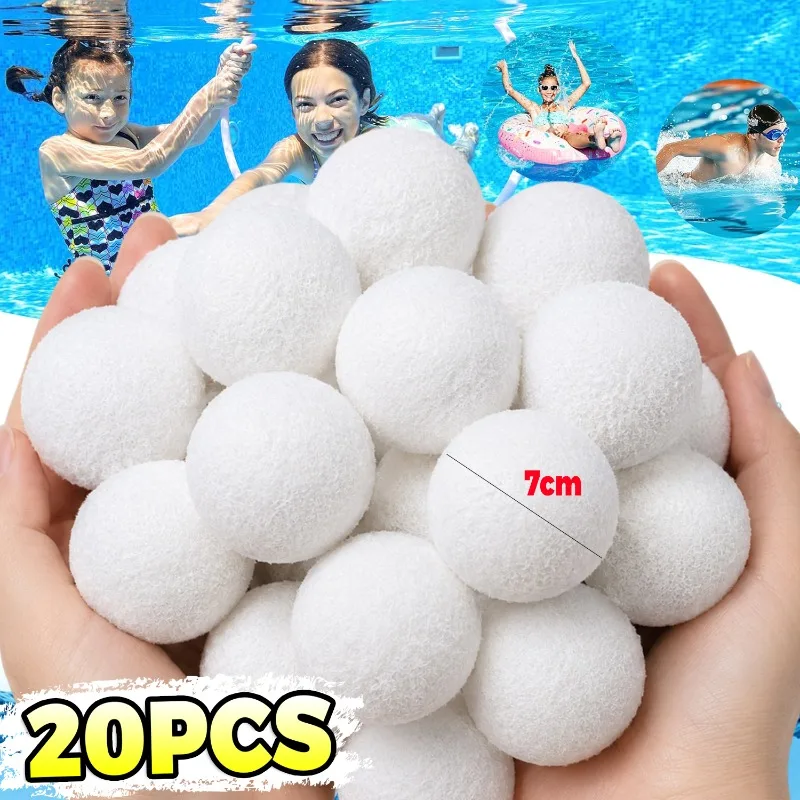 1PC Reusable Oil Absorbing Sponge Cleaning Ball for Swimming Pools Spas And Hot Tubs Floating Filter Balls for Water Cleaning