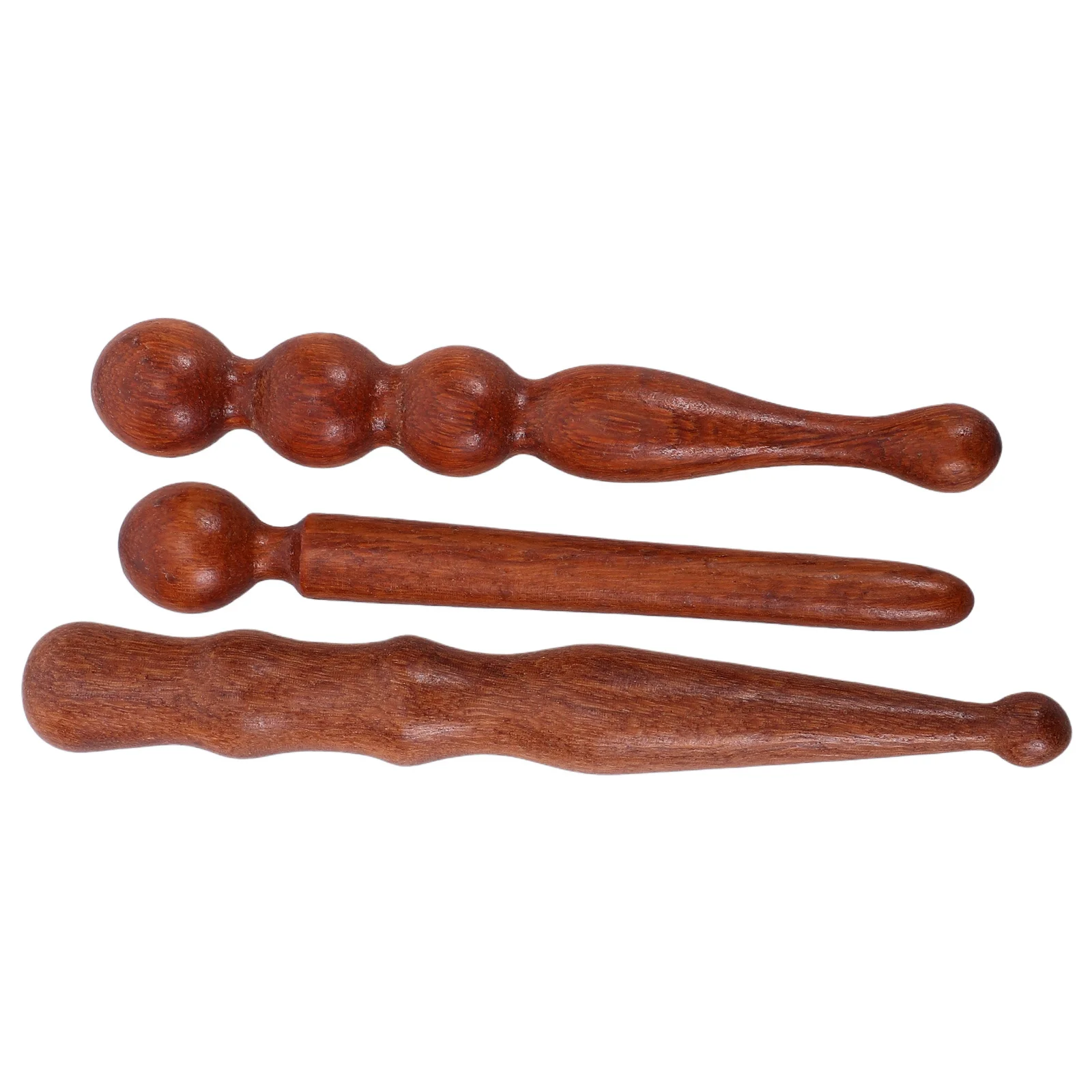 

3 шт. деревянные массажные палочки, инструменты для терапии сандалового дерева, глубокие ткани, меридиан, массаж, восстановление мышц, скульптура тела, релаксация