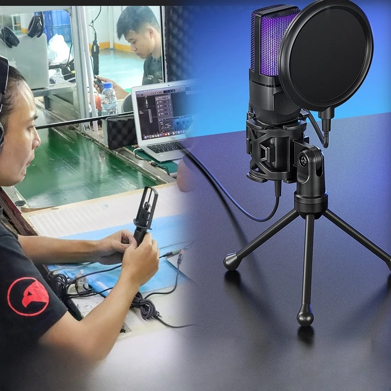 Game Gaming Condenser Computer Desktop Microphone SF-777R