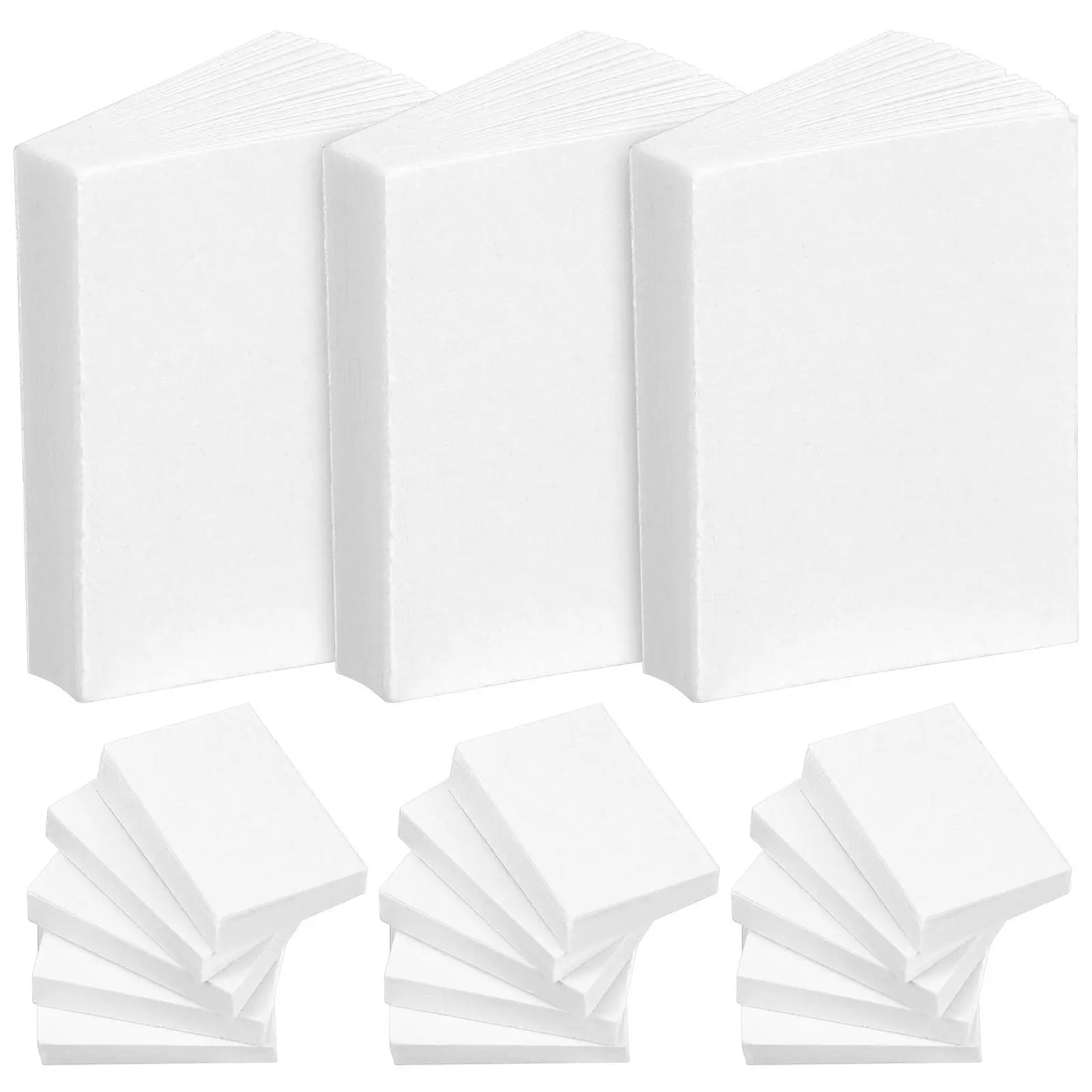 

50 Pcs Tiny Books Mini Toy Bulk Notebook House Miniature White Paper For Dollhouse