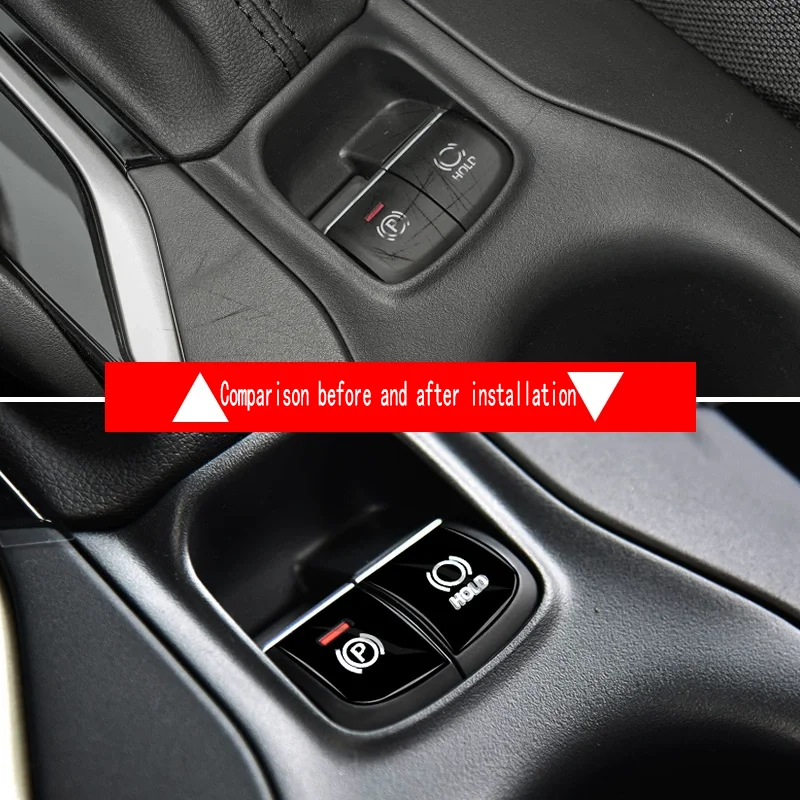 FOR Toyota Levin Corolla Steering Wheel Control Button Decal Gear Shift Window up Button Protection Sticker Car Accessories - Image 4