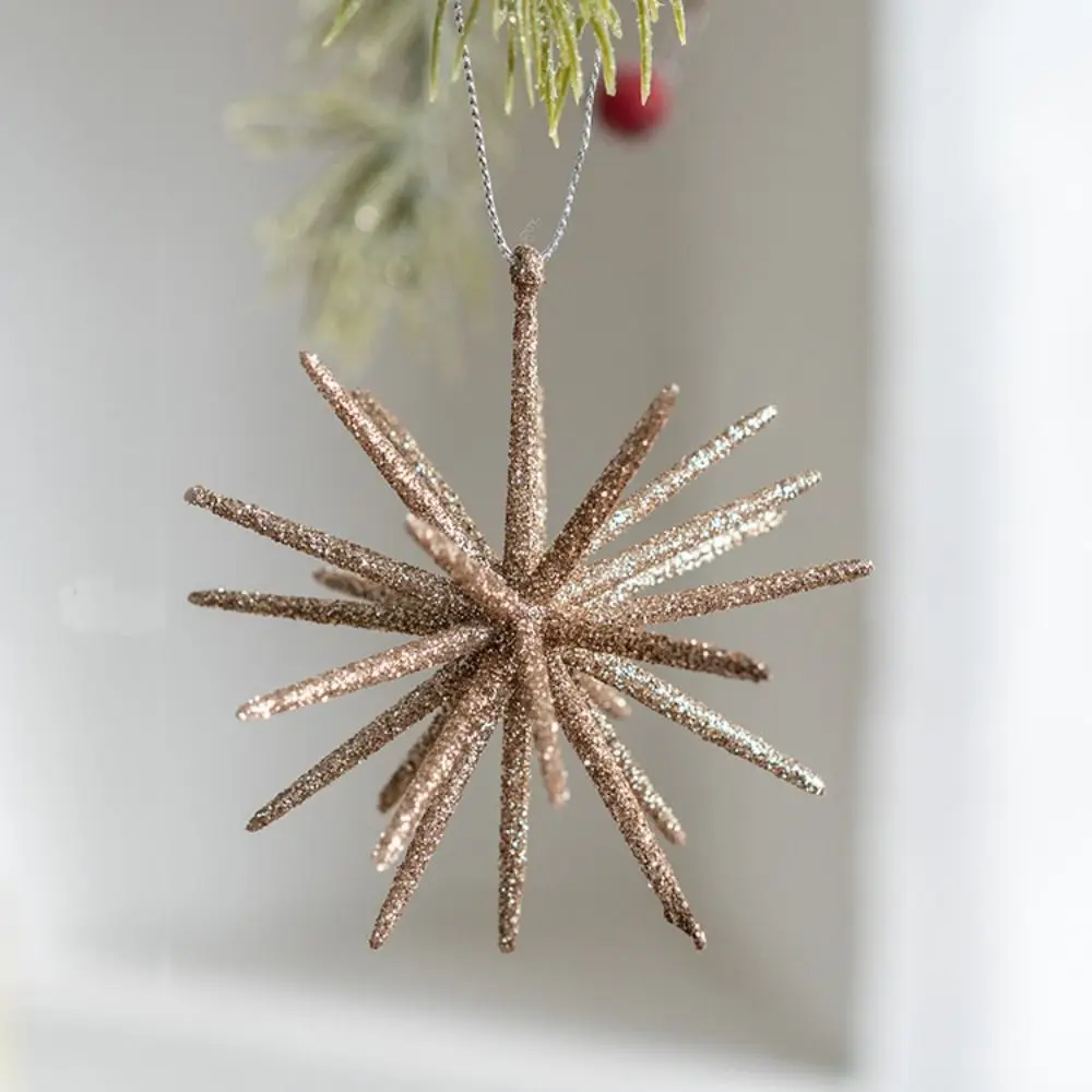 Hangging Christmas Tree Star Pendant Photographic Props Party Supplies Xmas Ornament Exploding Star Transparent