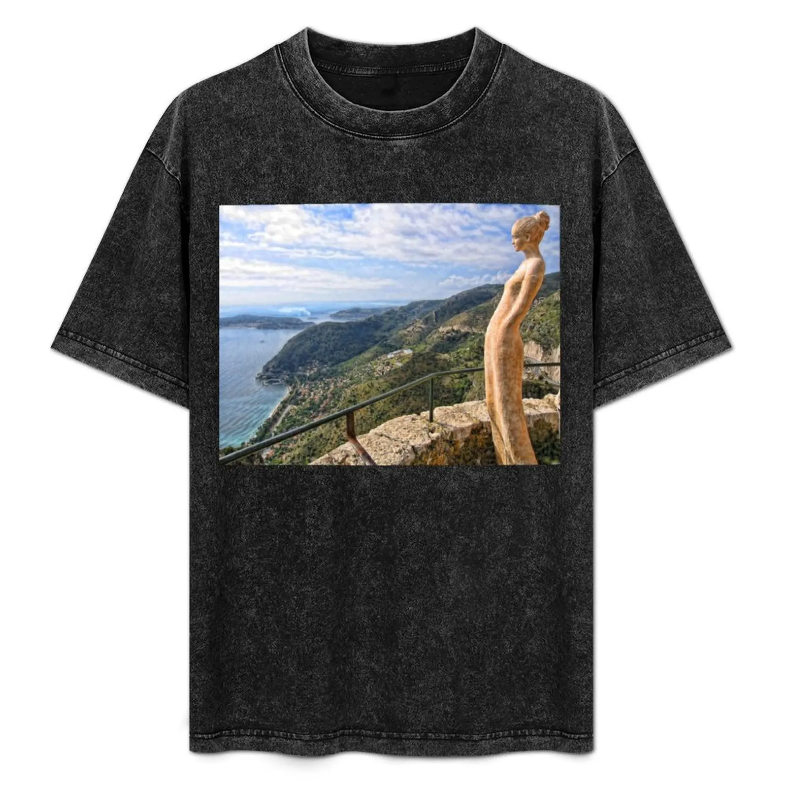 Eze Village, France T-Shirt customs basketball graphic tees graphic tee shirt man clothes vintage t shirt men