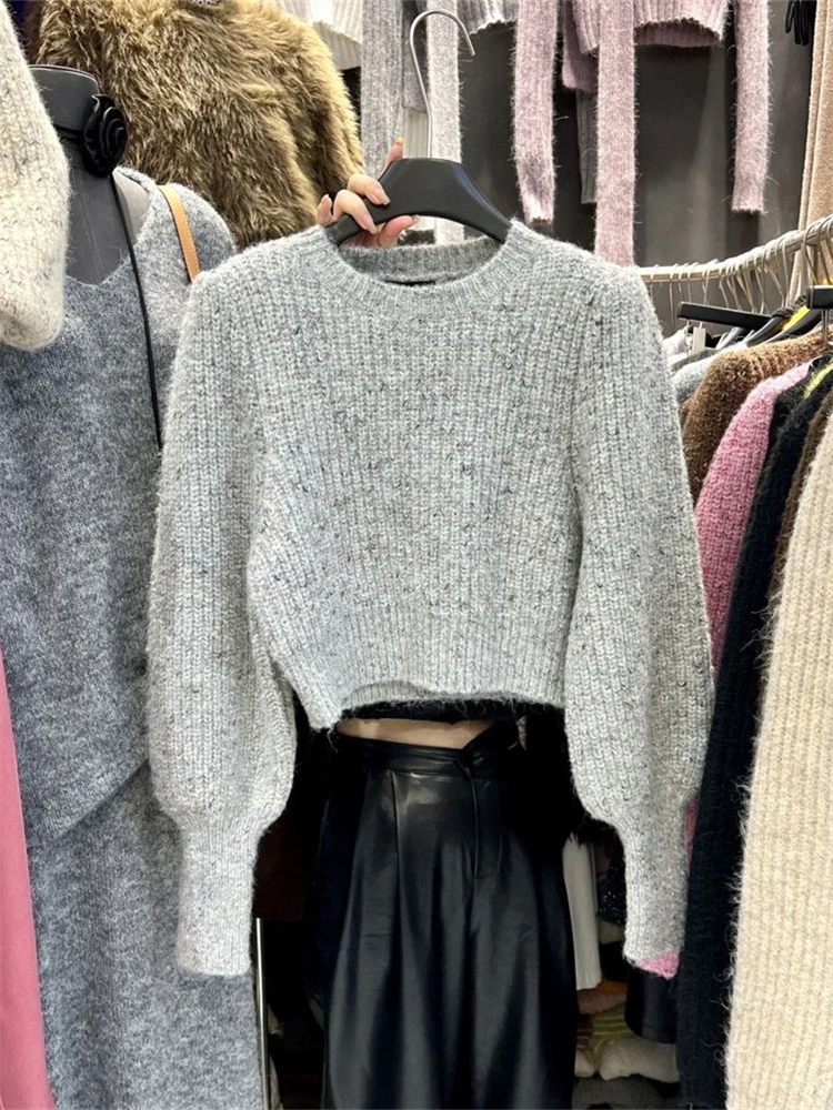 Women Sweater Womens Winter Sweaters Pullover Traf Female Knitting Overszie Long Sleeve Loose Knitted Outerwear ropa de mujer