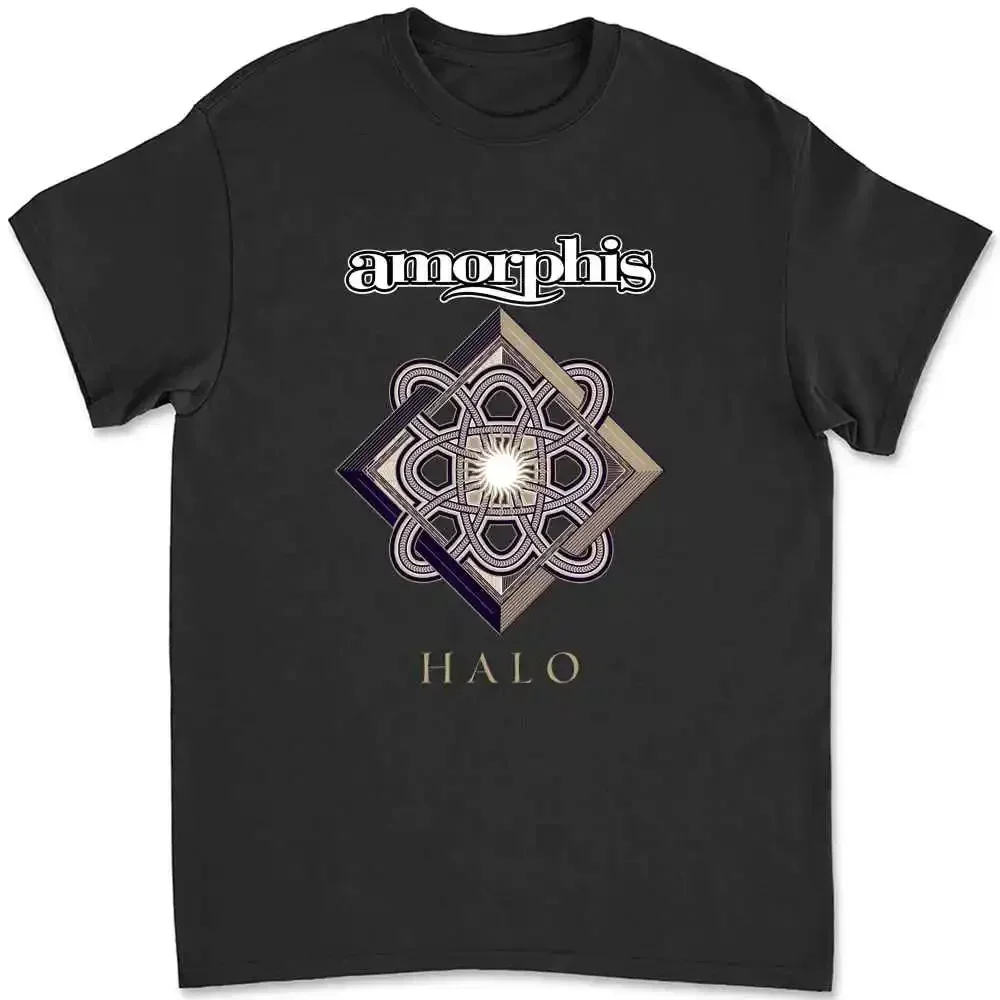 Amorphis 'Halo' camiseta negra nueva oficial N2CR