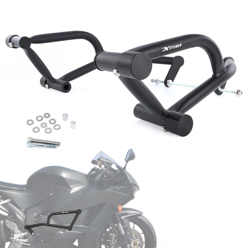 

Crash Bar Motorcycle For Honda CBR600RR 2007-2011 2012 CBR600 RR Stunt Cage Engine Guard Bumpers Fairing Frame Protector Balck