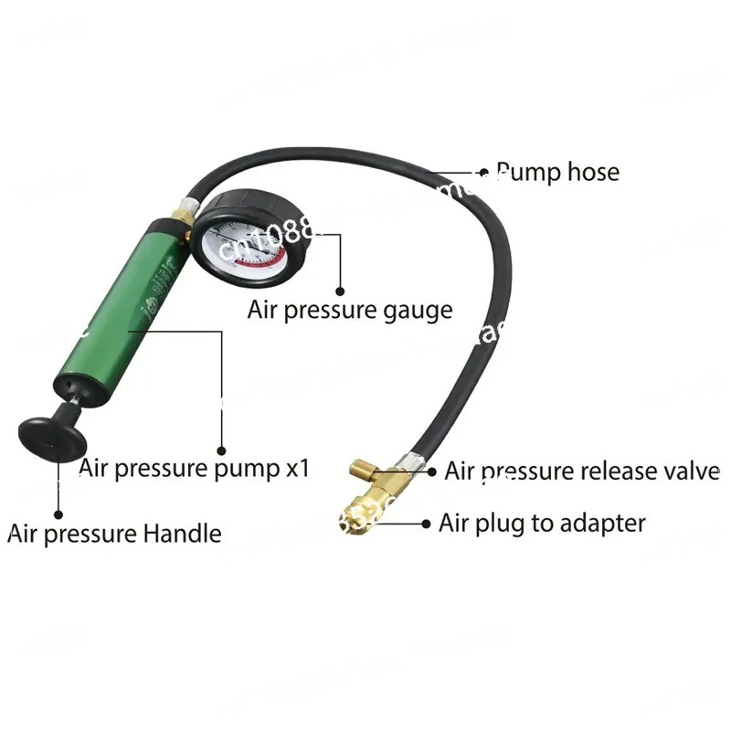 

Antifreeze Replacement Filler Water Tank Pressure Gauge Leak Detector