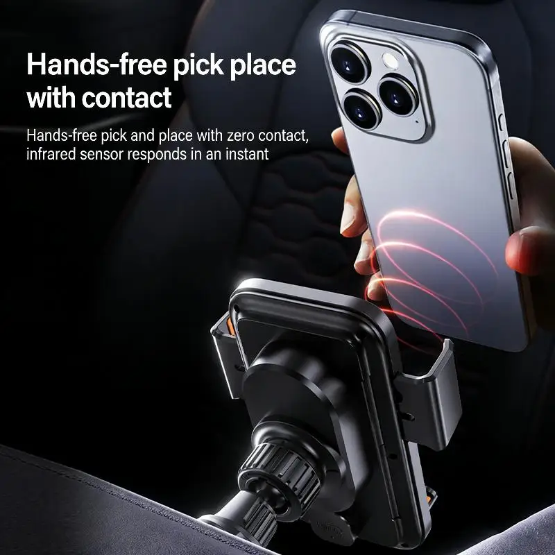 Car Phone Holder Magnetic Wireless Charger Air Vent Mount Fast Charging 360° Rotation Navigation Bracket For All Smartphones