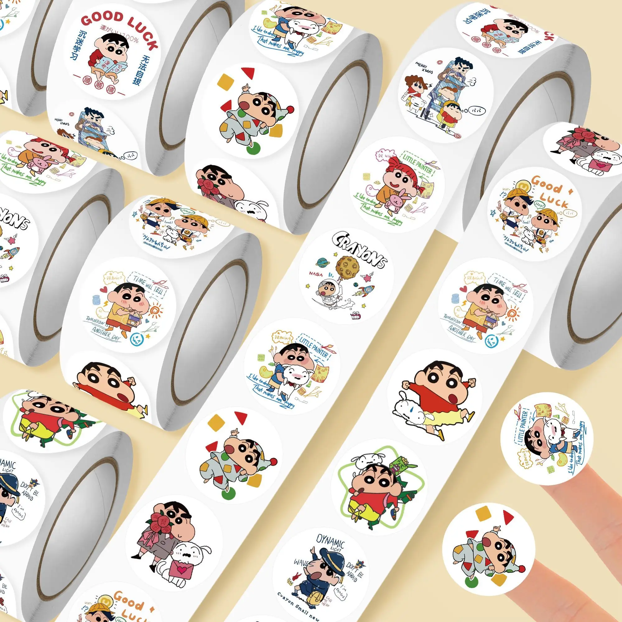 Neue Crayon Shin-chan Washi-Roll-Aufkleber, Cartoon-Washi-Tape im Ins-Stil, DIY-Scrapbooking-Journal-Aufkleber