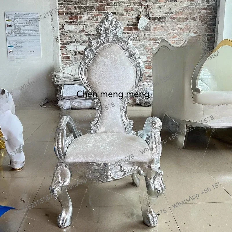 

X Neoclassical Sofa Chair Hotel Cafe, High Back Chair