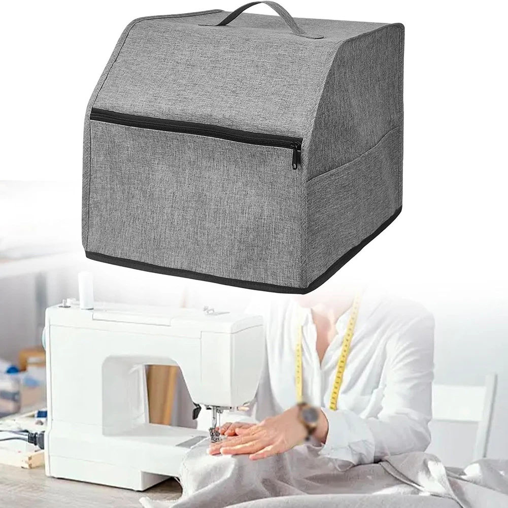 Overlock Machine Cover with Convenient Storage Pockets for Sewing Accessories Offering Reliable Protection and Easy for access