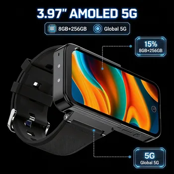 Nowy Smartwatch PG999 z funkcją telefonu, dotykowym ekranem, globalną komunikacją, procesorem Octa-core, GPS, Dual SIM, Dual Standby, Androidem, kamerą HD i WiFi.
