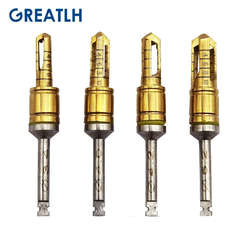 GREATLH Dental Bone Collector Self Grinding Bone Meal Drill for Dental Implant Drill Kit Dental Tool Autoclavable