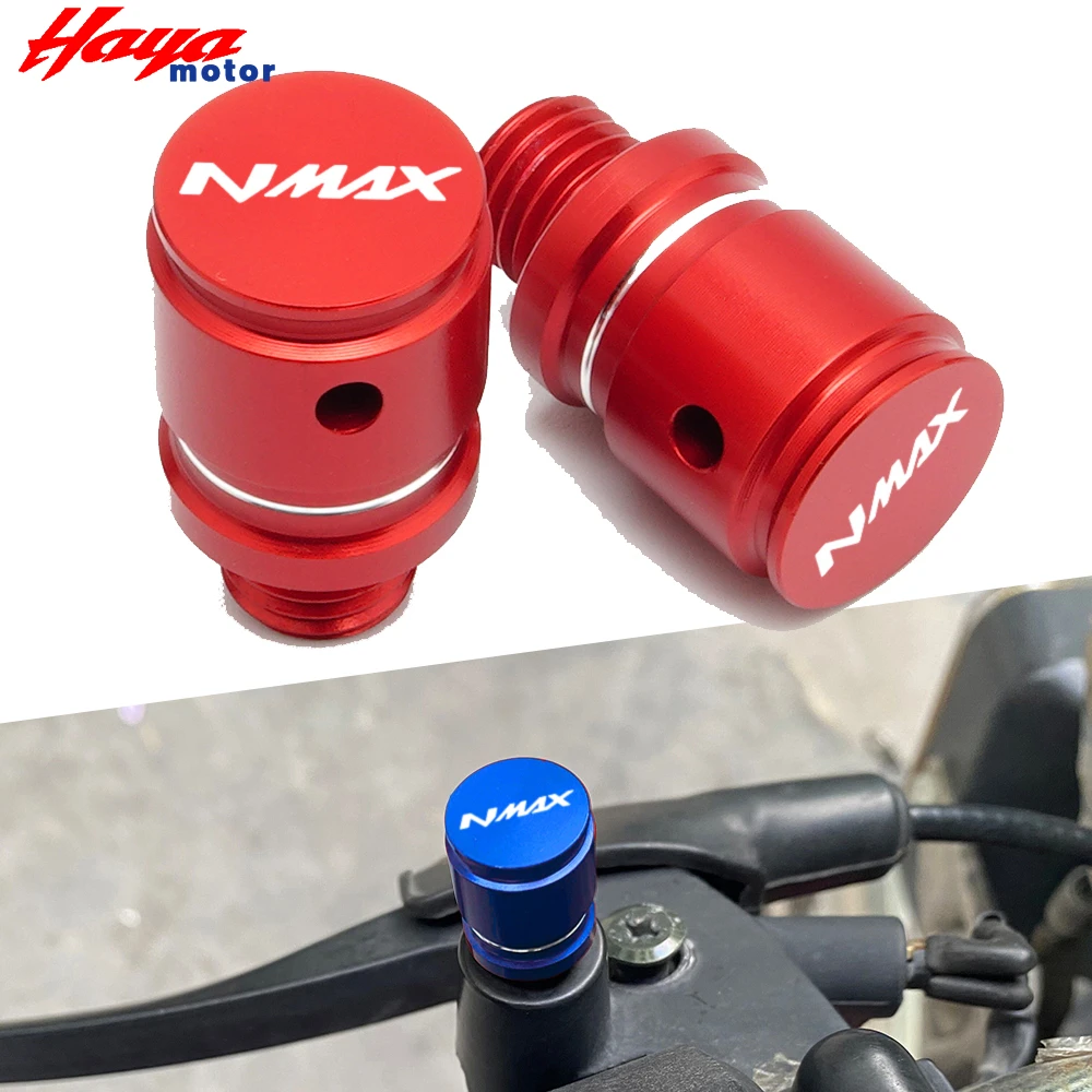 Mototcycle M10*1.25 Mirror Hole Plug Screw For YAMAHA NMAX 155 125 NMAX125 NMAX155 All Year CNC Accessories Mirror Hole Screw