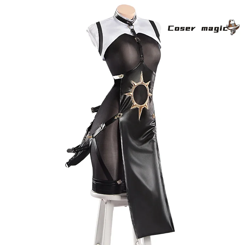 

Anime Goblin Sword Maiden Slayer Cosplay Costume Sword Maiden Nun dress sexy Lingeries Private Photo Shoot
