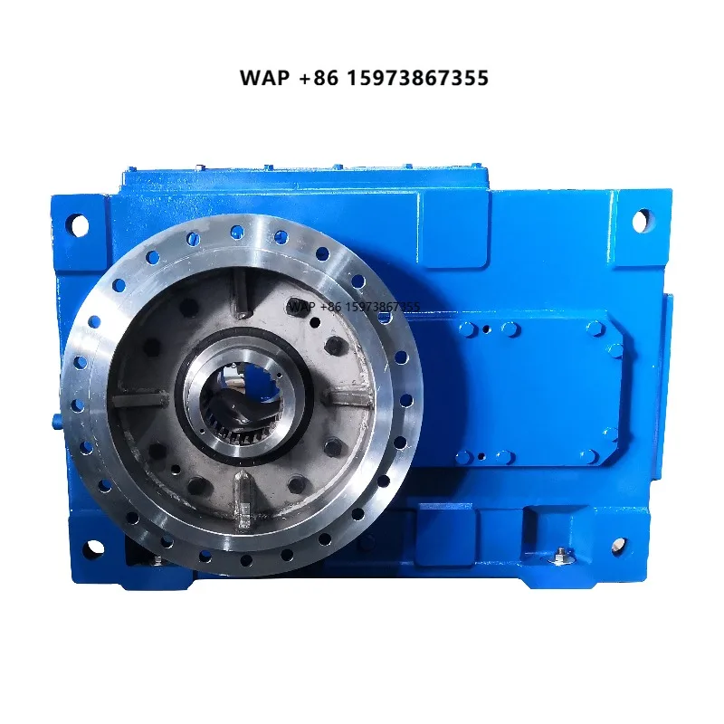 China Factory High Output Torque Transmission HB Series Gear Reduction Gearbox with Electric Motor