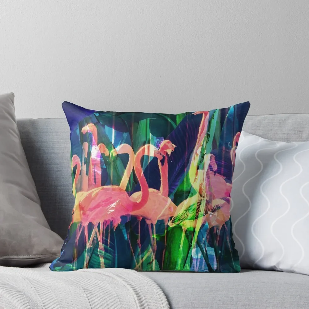 

Flamingo Dance Throw Pillow Pillowcases Bed Cushions christmas decorations 2024 Decorative Cushion