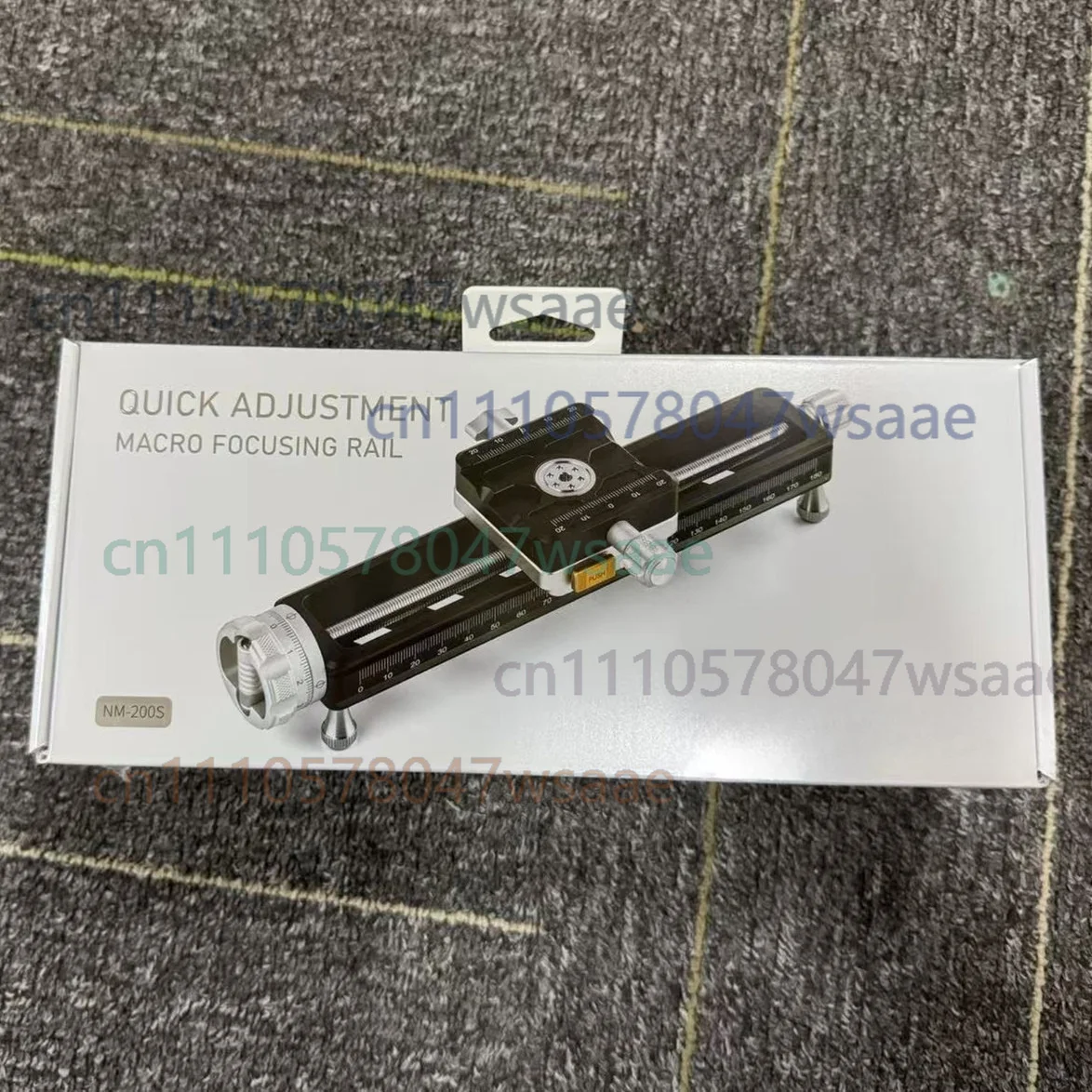 For NISI NM-200S Macro Focusing Rail Close-Up 360° Rotating Clamp Tracking Slider